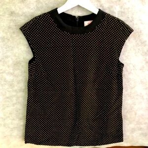 Versace H&M Studded Silk Top.